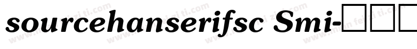 sourcehanserifsc Smi字体转换
